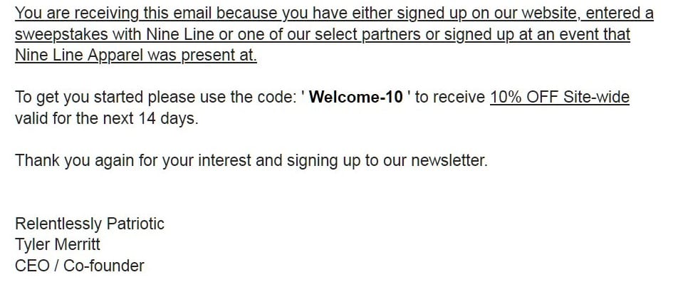Nine line 3 email body Nine line 3 email body
