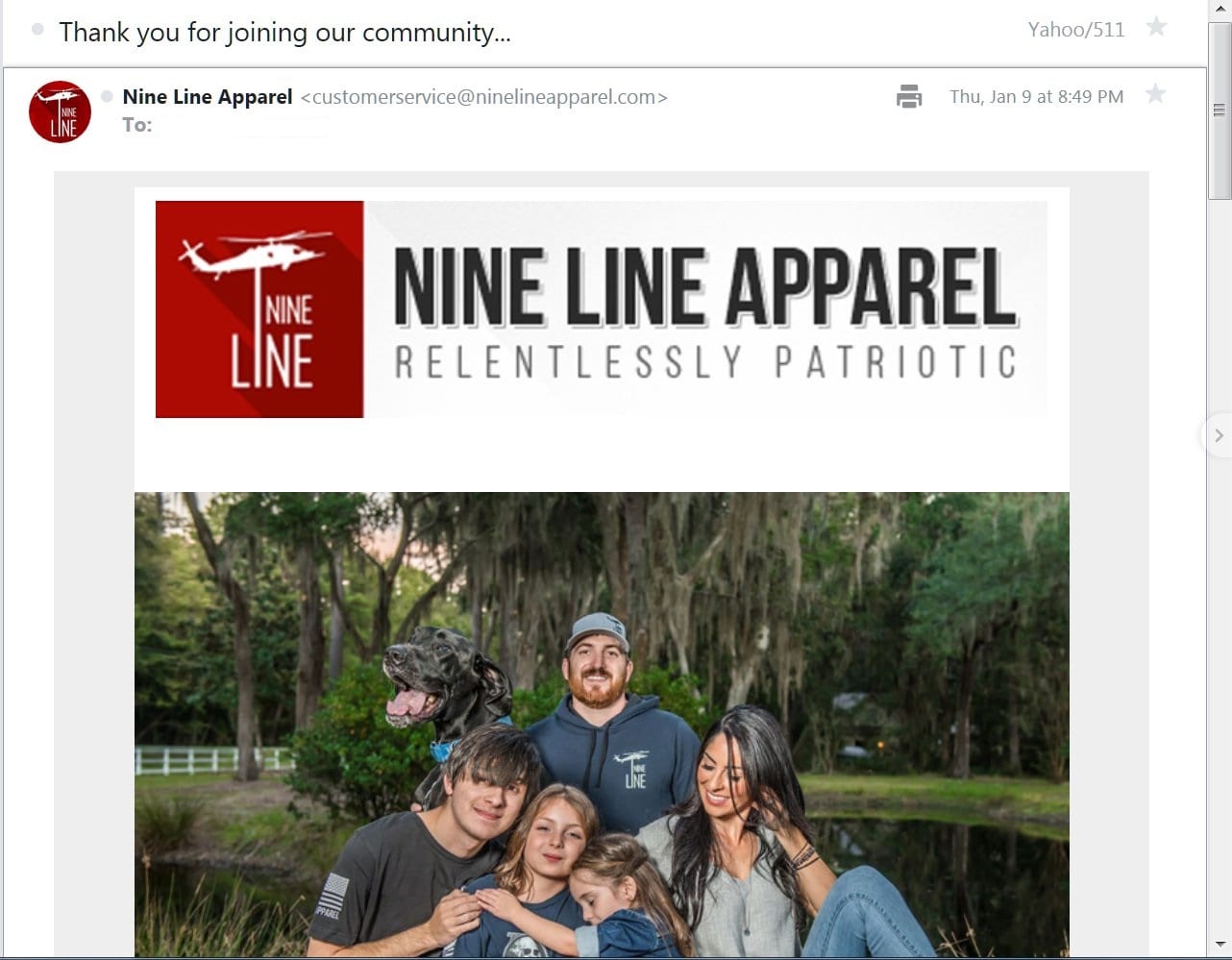 Nine Line Apparel Email Nine Line Apparel